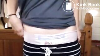 Girl Poops in Goodnites