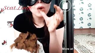 eating a lot of shit!