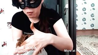 eating a lot of shit!