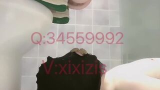 Lucky toilet slave eat Chinese slut shit