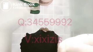 Lucky toilet slave eat Chinese slut shit