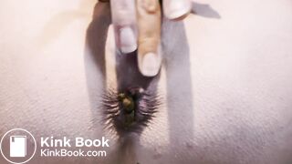 A long, soft turd while masturbating totally nude for t