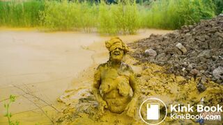 Orgasm in mud and manure