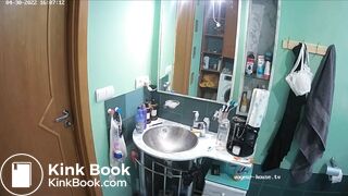 Woman pooping in Toilet 235
