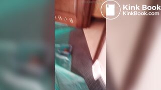 Sucking dirty cock and chewing shit