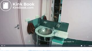 Woman pooping in Toilet 234