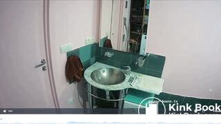 Woman pooping in Toilet 234