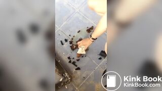 Big Shit on Hotel floor in Thailand - video 2