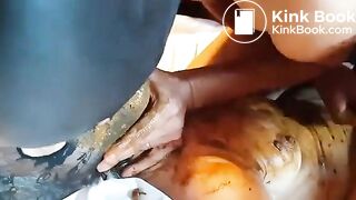 Amazing whore lick a shitty dick