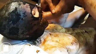 Amazing whore lick a shitty dick