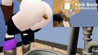 Team RWBY Bathroom Break