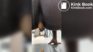 My ebony wife shits and i squeeze that lovely turd