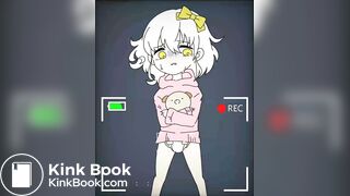 anime girl has diarrhea in diaper