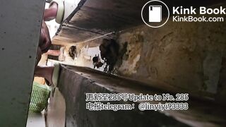 Beautiful girl poops in the toilet 73