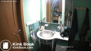 Woman pooping in Toilet 233