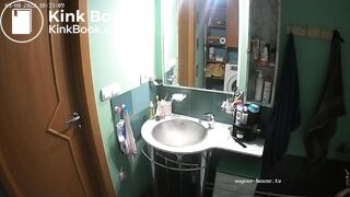 Woman pooping in Toilet 233