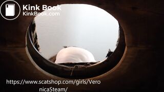 Eat it all while you are chained to my toilet chair