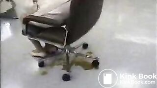She has a bathroom accident