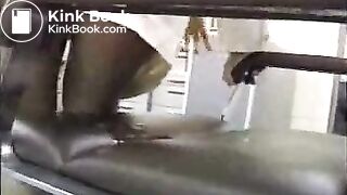 She has a bathroom accident