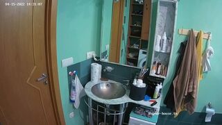 Woman pooping in Toilet 229