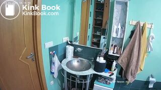 Woman pooping in Toilet 229