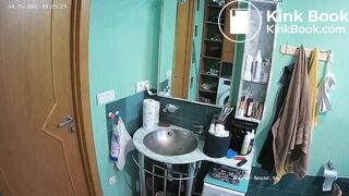 Woman pooping in Toilet 229