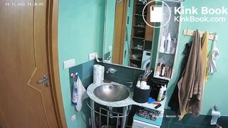 Woman pooping in Toilet 229