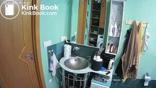 Woman pooping in Toilet 229