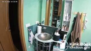 Woman pooping in Toilet 229