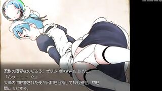 maid panty poop1