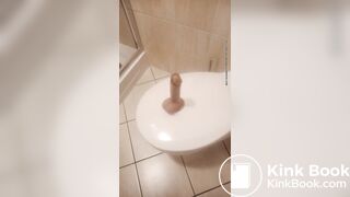 Shit dildo pulled out of my ass Part 4