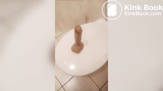Shit dildo pulled out of my ass Part 4