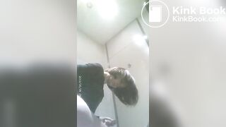 Leather Skirt Woman plops