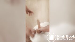 Shit dildo pulled out of my ass Part 3