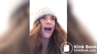 Girl massive wet fart