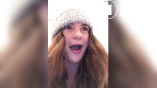 Girl massive wet fart