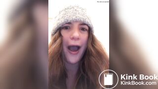 Girl massive wet fart