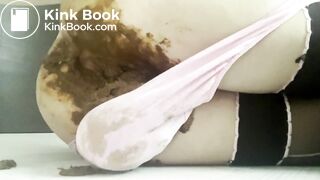 Another monster panty poop from queen of russia