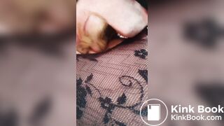 He shoves her shit in SCAT_PARA's mouth