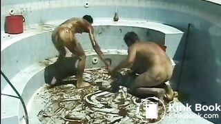Scat Sex in a pool