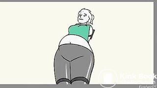 Diarrhea explode in short animation