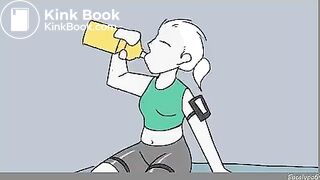 Diarrhea explode in short animation