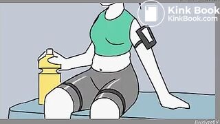 Diarrhea explode in short animation