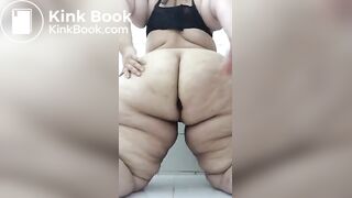 Bbw Latina sexy anal shit