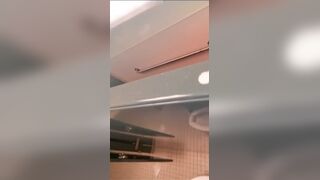 Pooping blonde Walmart