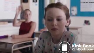 Teacher has diarrhea in trashcan