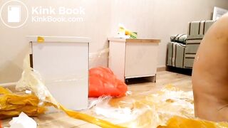 Lucky toilet slave eat Chinese slut shit 13