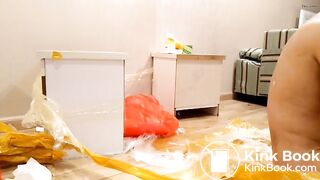 Lucky toilet slave eat Chinese slut shit 13