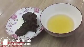 Chinese Femdom scat worship - video 12