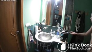 Woman pooping in Toilet 230